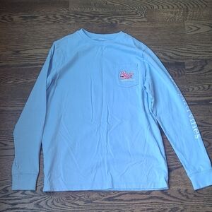 Vineyard Vines Light Blue Long Sleeve Tee